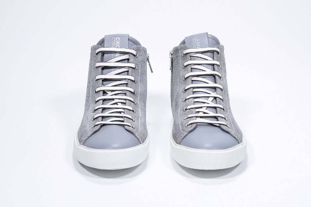 Leather Crown EARTH | Grigio Chiaro - Alte - Uomo Novità