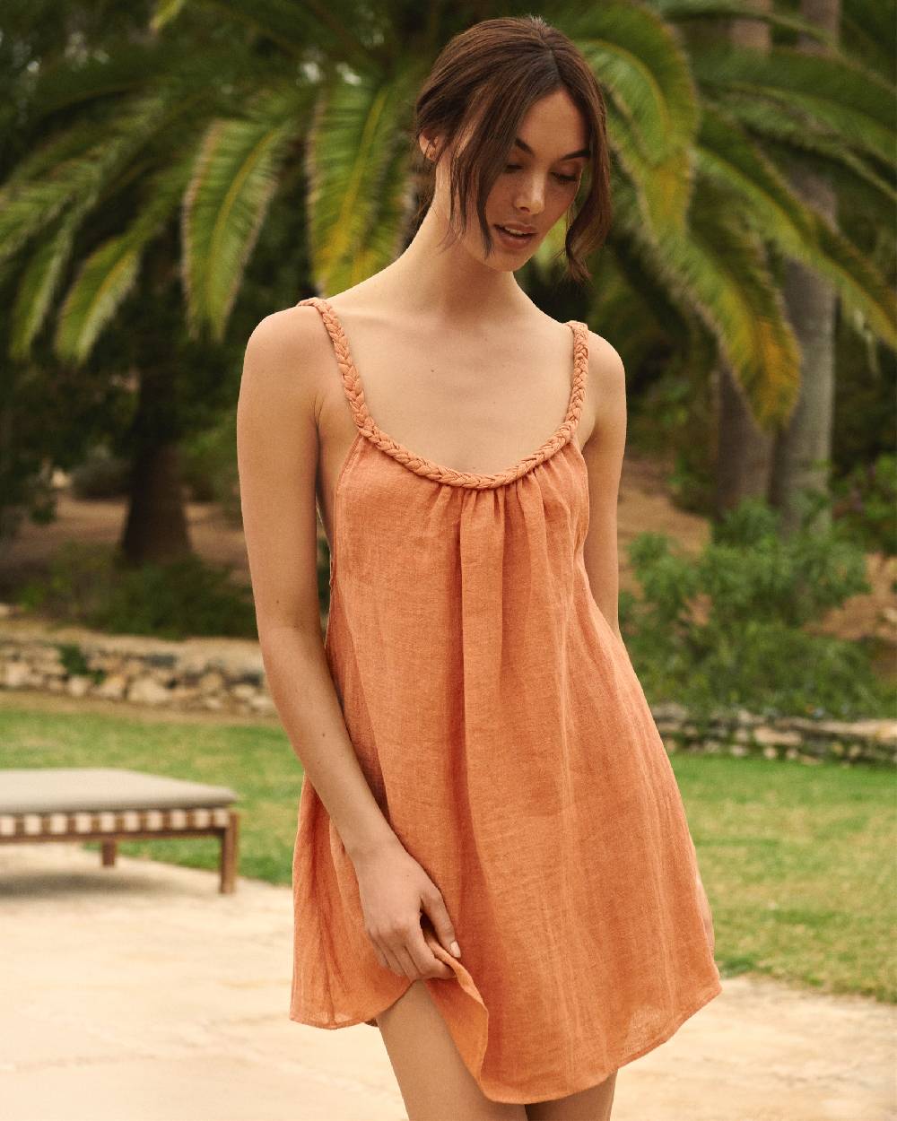 Manebí Linen Gauze Maracaibo Dress - Sunbaked Vendita Calda
