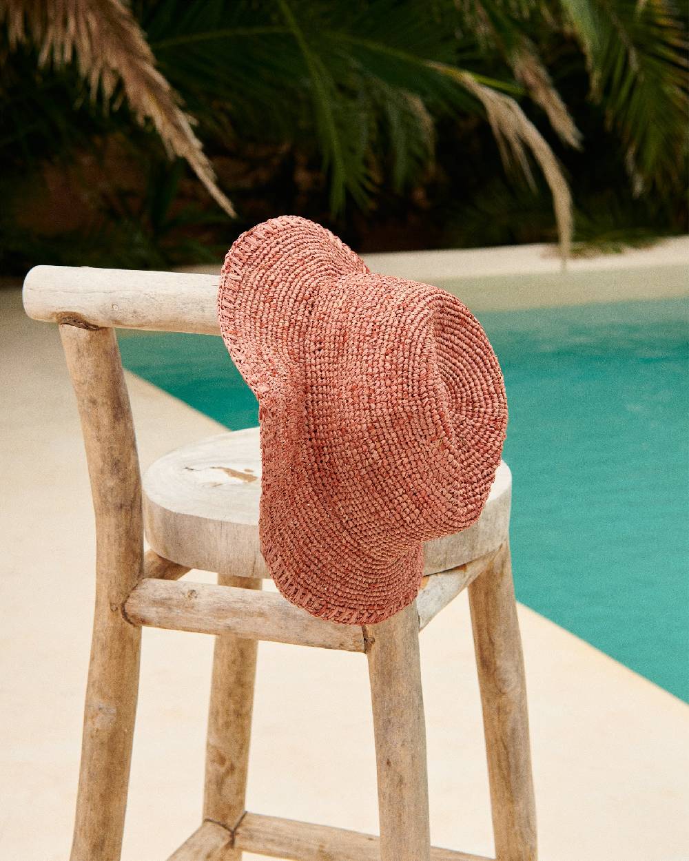 Manebí Raffia Panama Hat - Rust Fino Al -60%