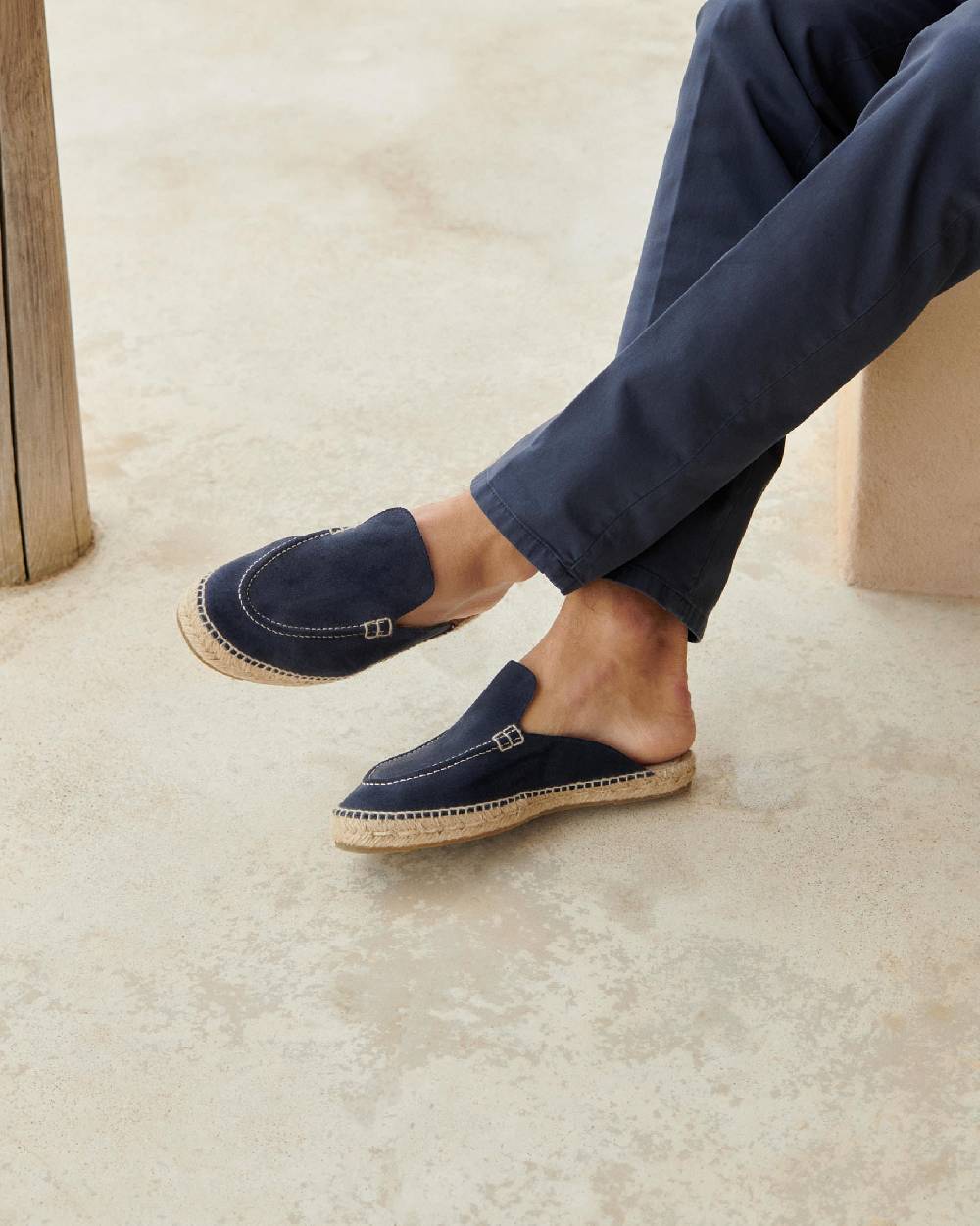 Manebí Mocassini Sabot Traveler - Hamptons - Patriot Blu Fino Al -60%