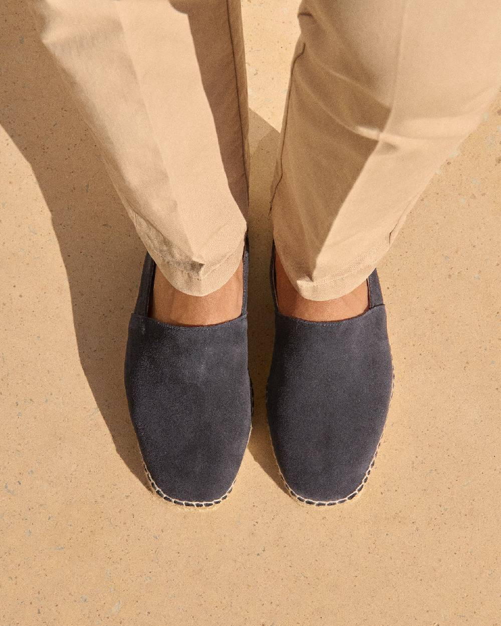 Manebí Suede Square Toe Espadrilles - Hamptons Patriot Blue Shopping Online
