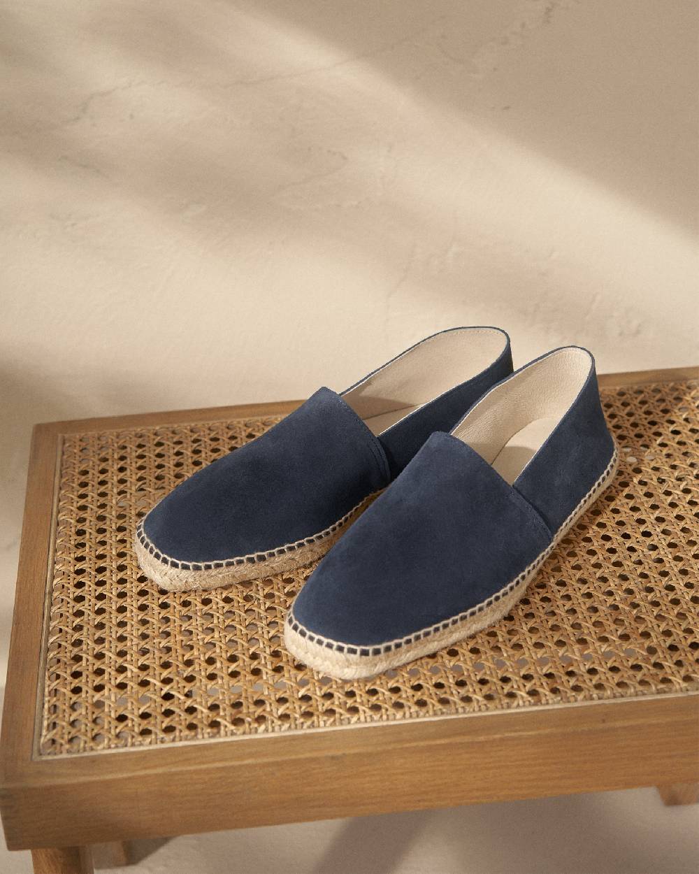 Manebí Suede Square Toe Espadrilles - Hamptons Patriot Blue Shopping Online