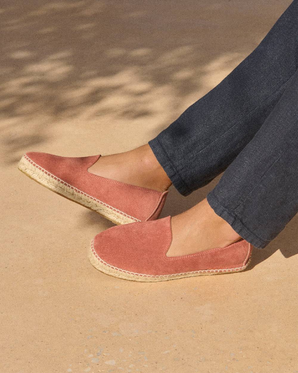 Manebí Suede Espadrilles - Hamptons Terracotta Sottocosto