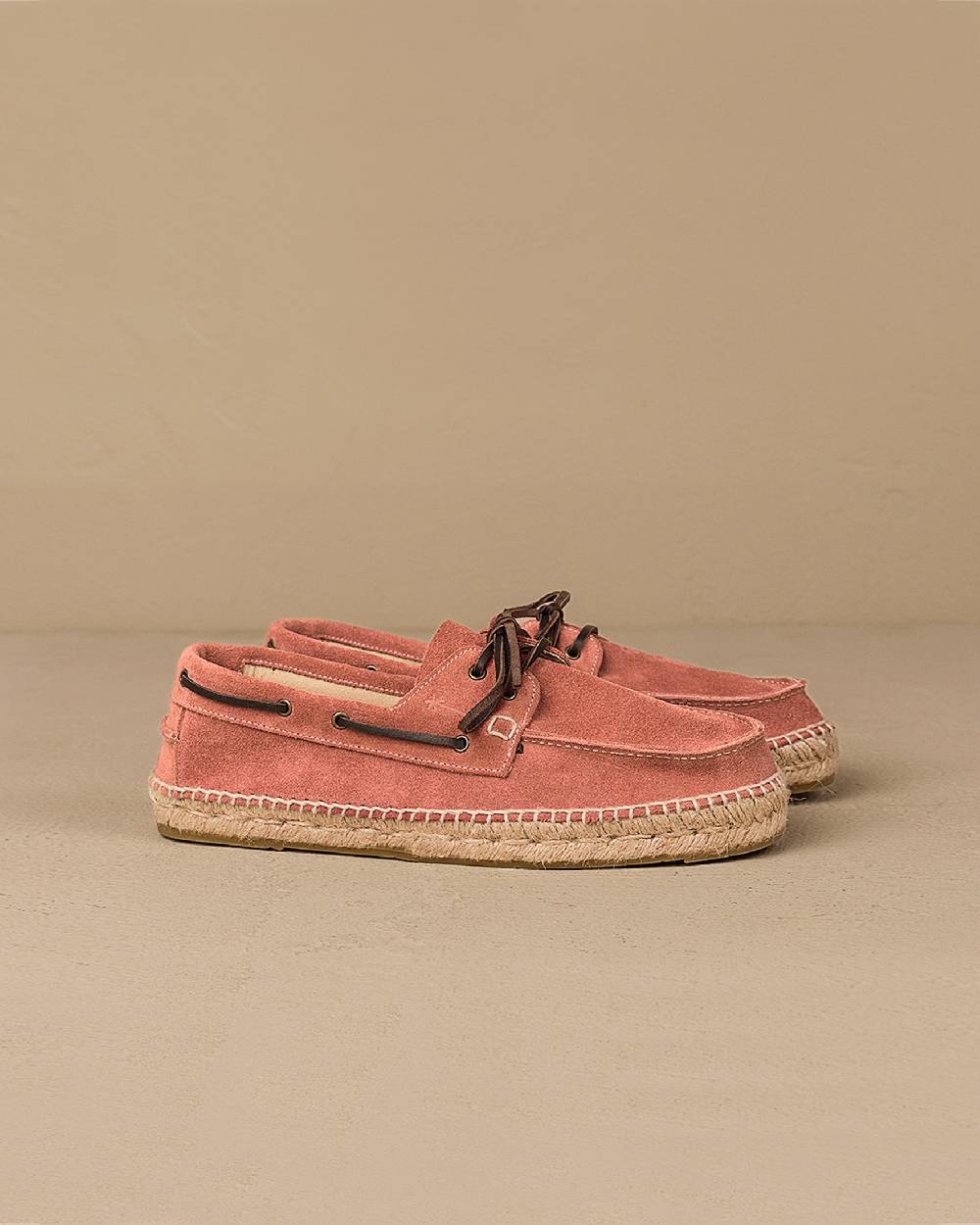 Manebí Suede Boat-Shoes Espadrilles - Hamptons Terracotta Convenienza