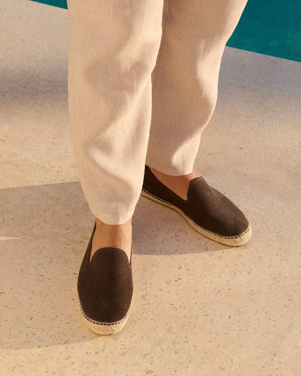 Manebí Suede Espadrilles - Cocoa Novità
