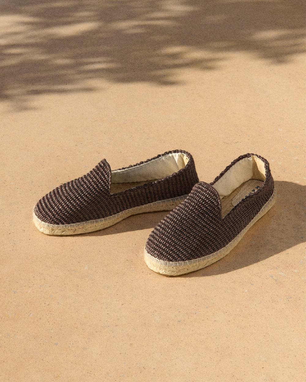 Manebí Raffia Espadrilles - Cocoa Presa