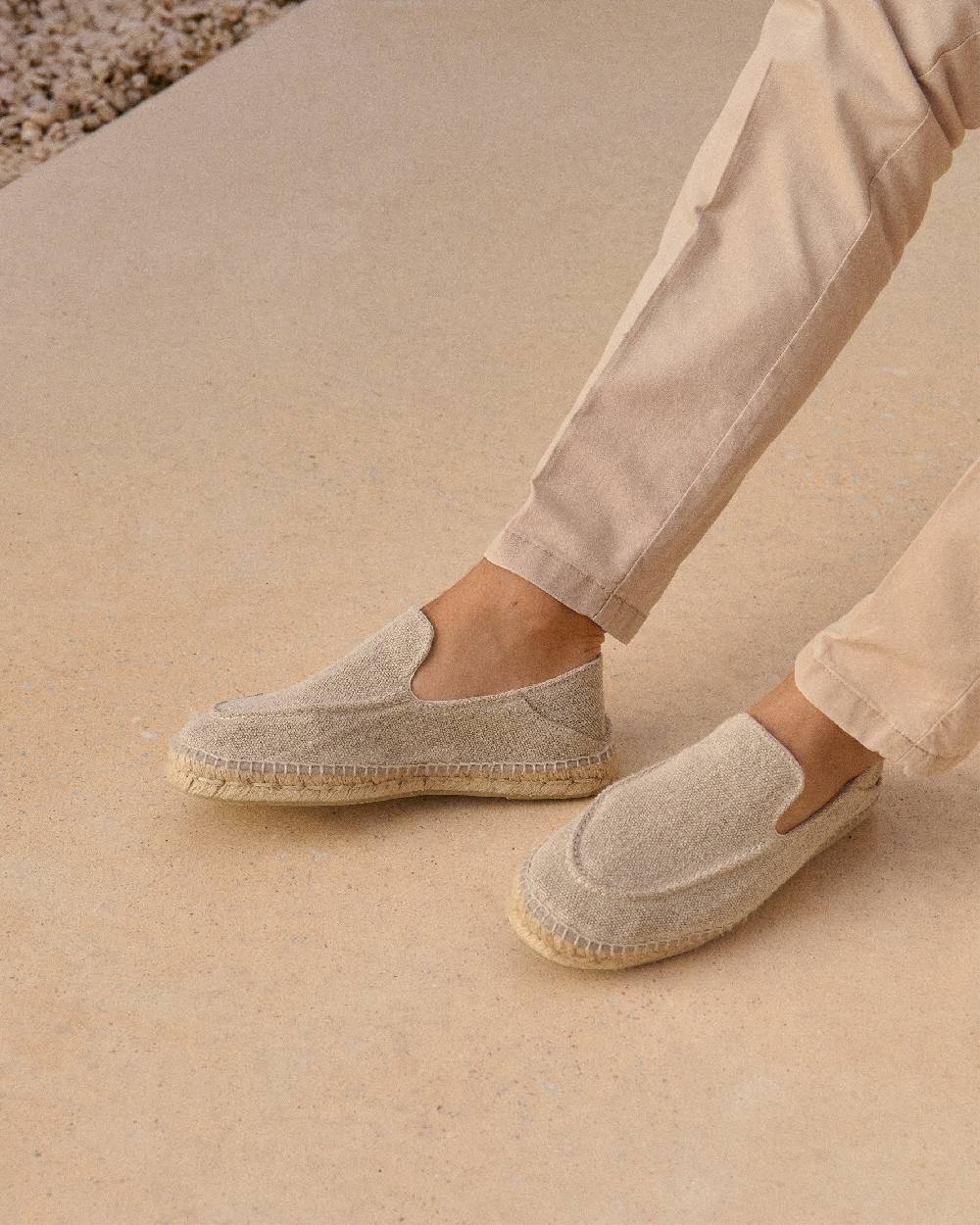 Manebí Organic Hemp Traveler Loafers|Espadrilles - Natural Economico