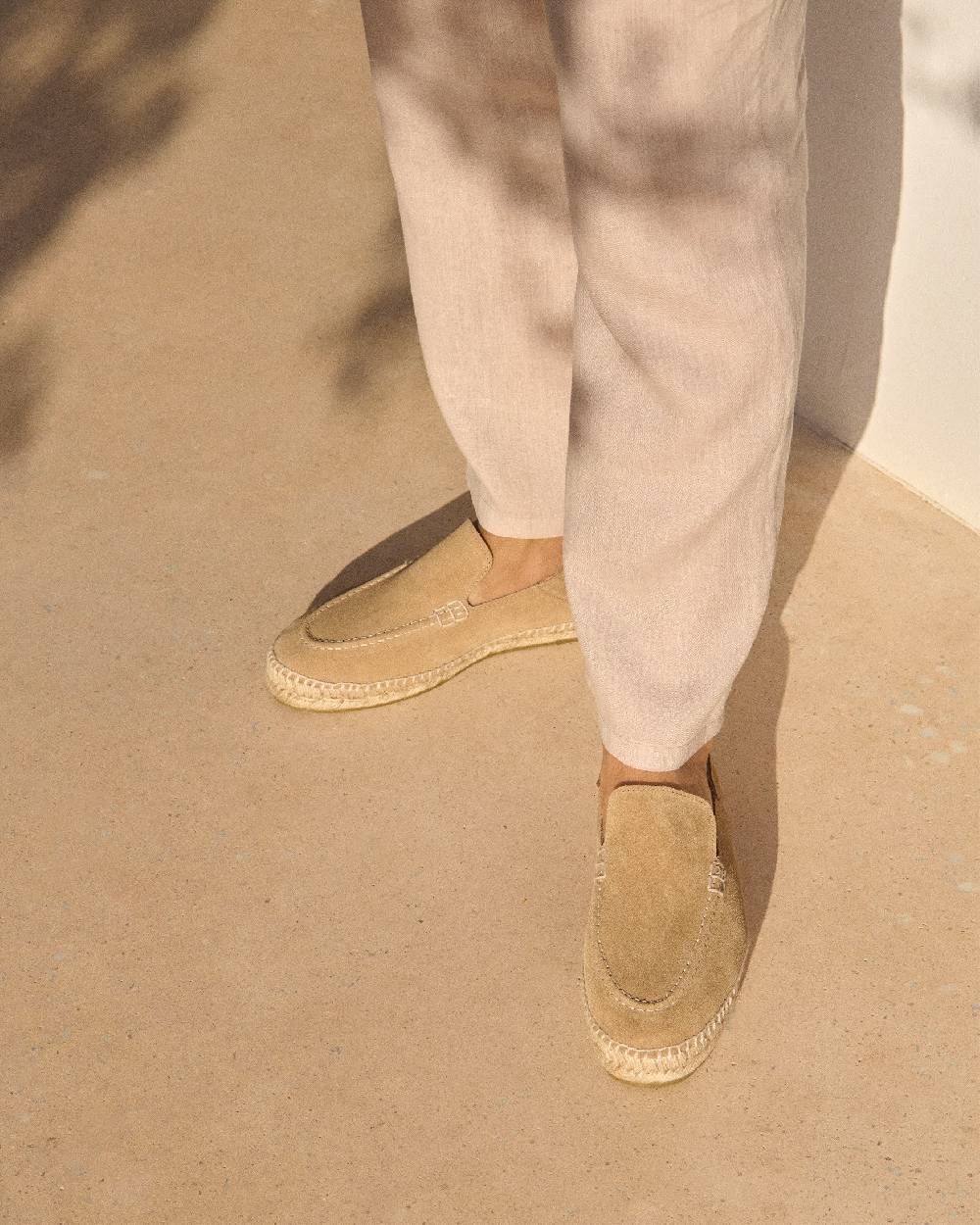 Manebí Mocassini Traveler - Hamptons - Washed Beige Vendita Economica