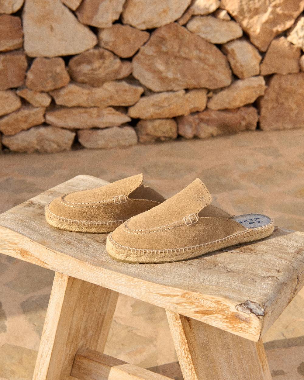 Manebí Mocassini Sabot Traveler - Hamptons - Washed Beige Negozio