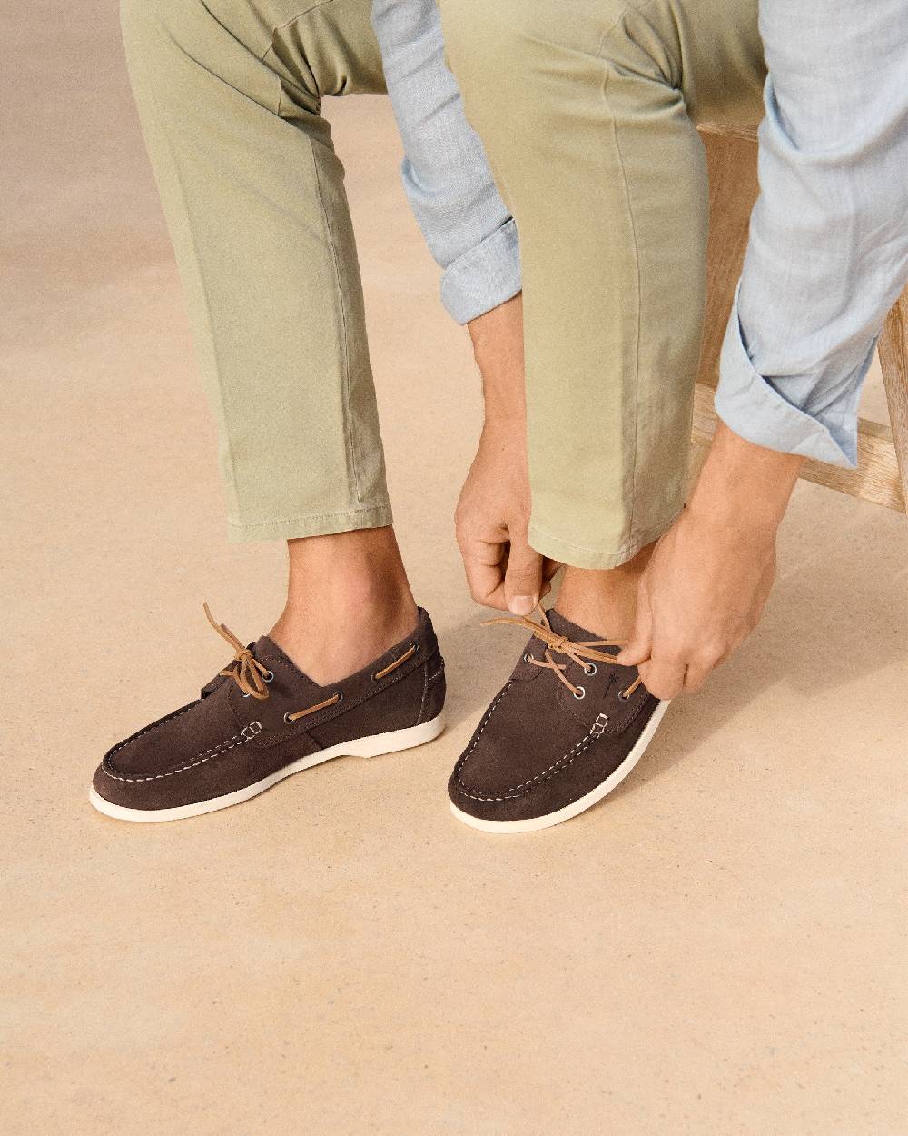 Manebí Suede Boat-Shoes - Hamptons Moka Nuova