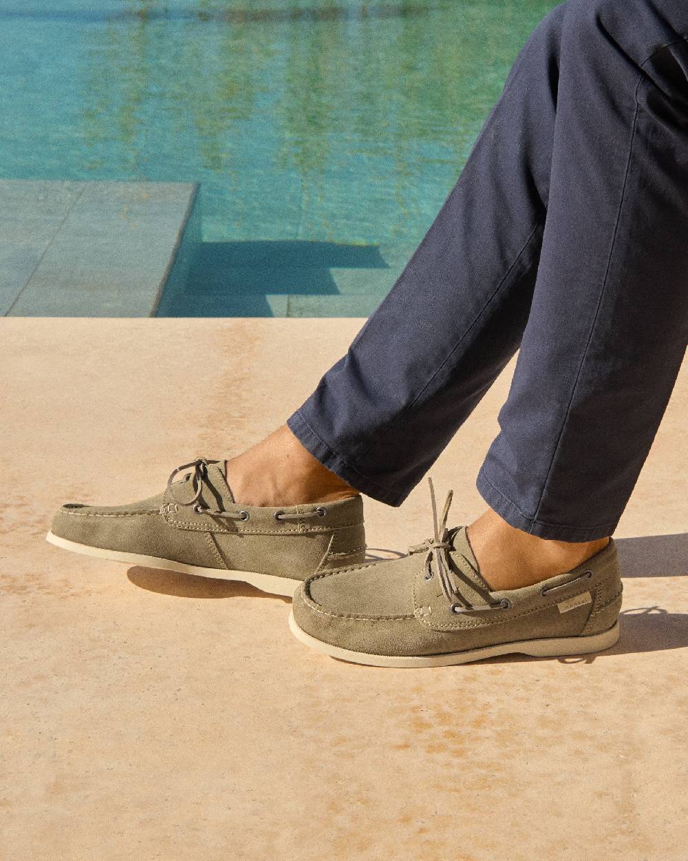 Manebí Suede Boat-Shoes - Hamptons Forest Italy