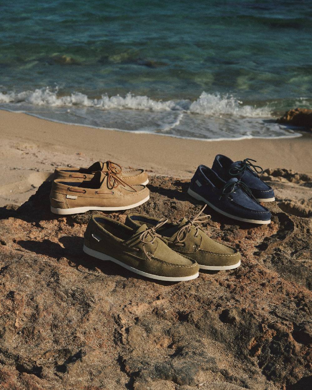 Manebí Suede Boat-Shoes - Hamptons Forest Italy