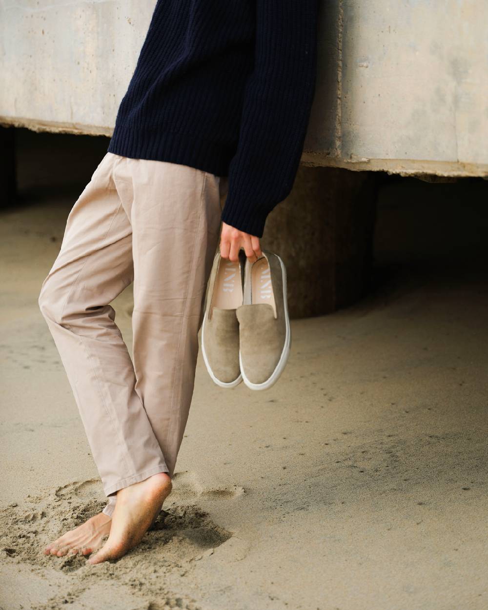 Manebí Slip-On in pelle scamosciata - Hamptons - Forest 2025