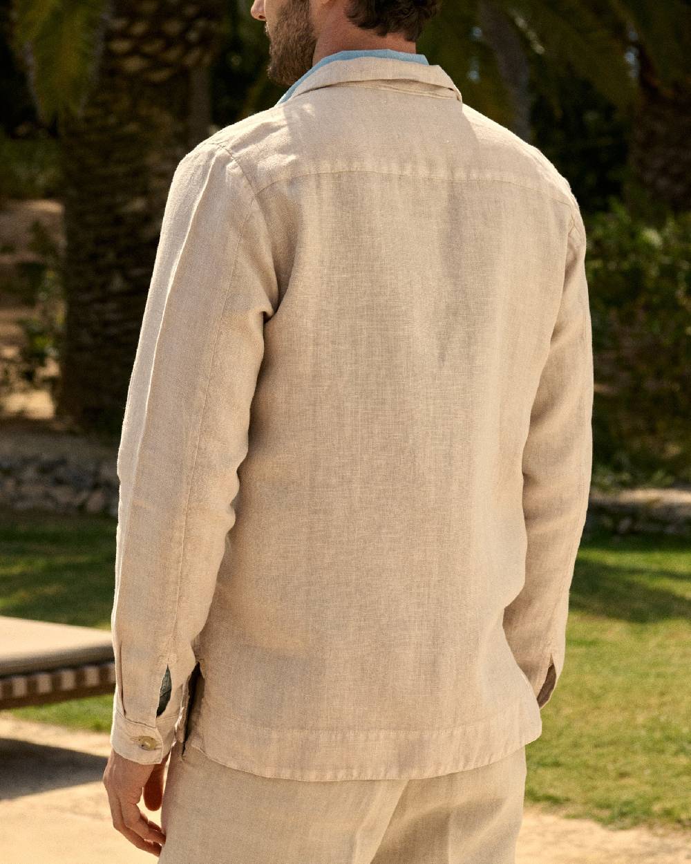 Manebí Irish Linen Savana Jacket - Kaki Beige Acquista Ora