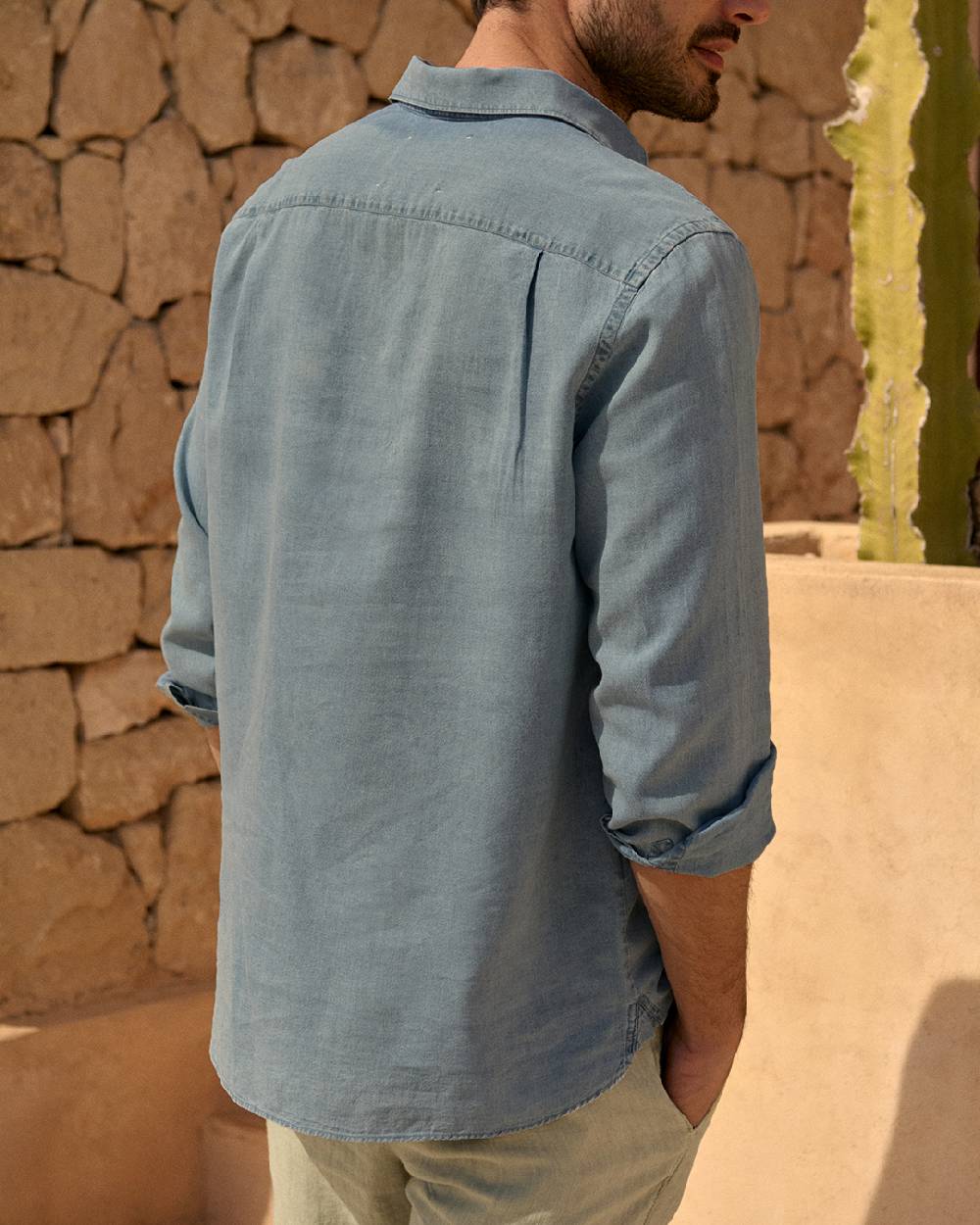 Manebí Lenim: Linen Denim|Nassau Polo Shirt Promozione Limitata
