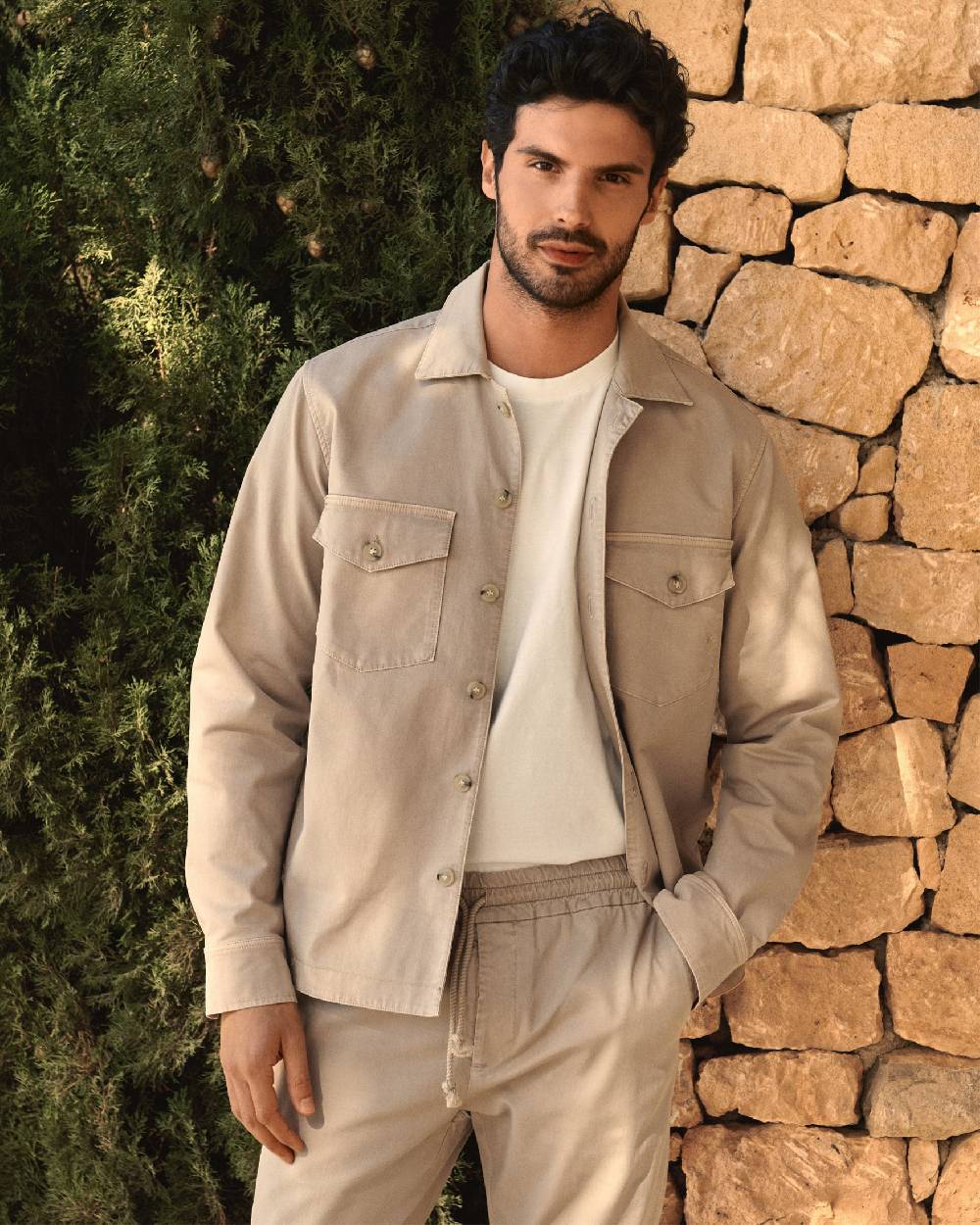 Manebí Stonewashed Cotton|Santa Fe Field Jacket - Beige I Più Venduti