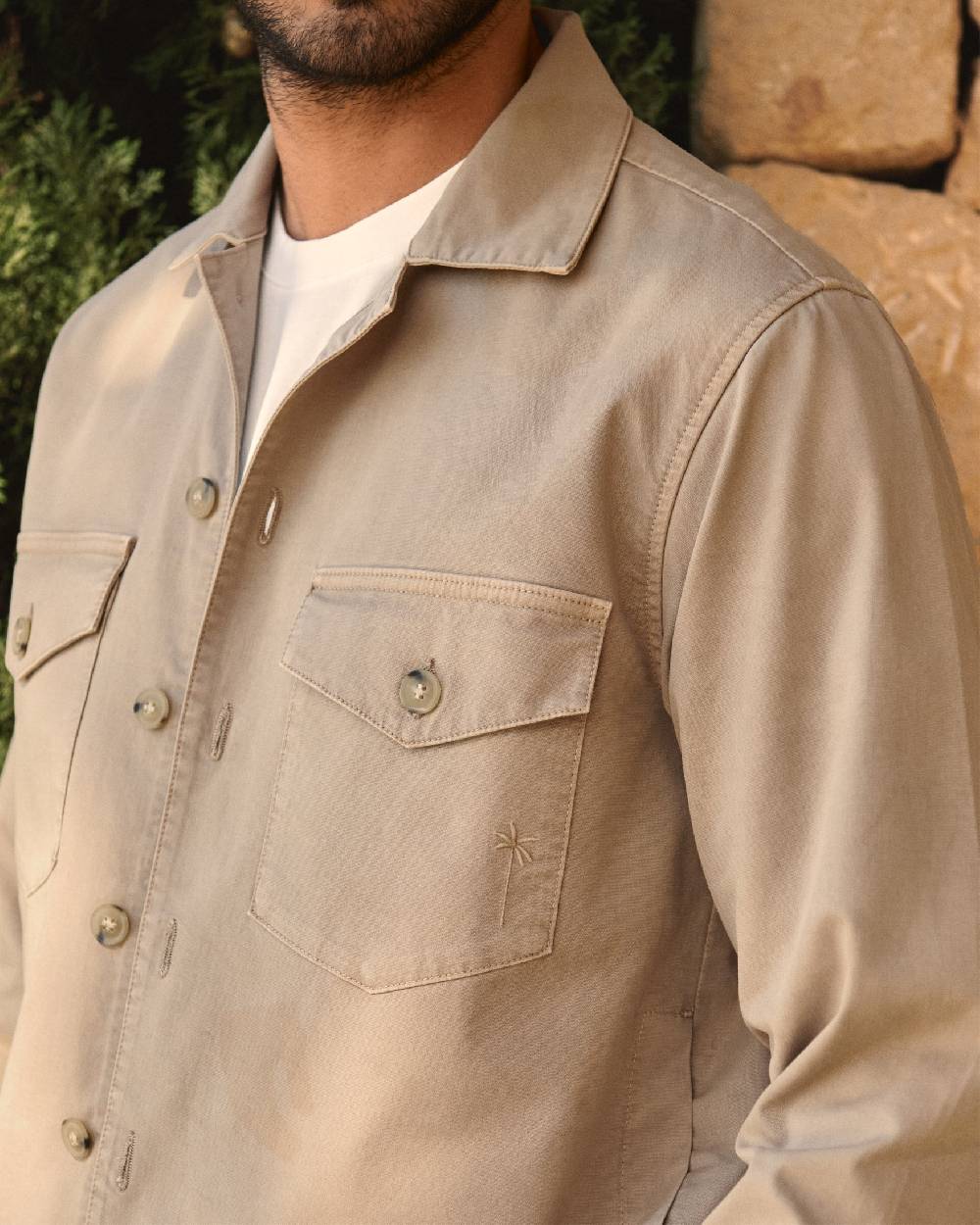 Manebí Stonewashed Cotton|Santa Fe Field Jacket - Beige I Più Venduti