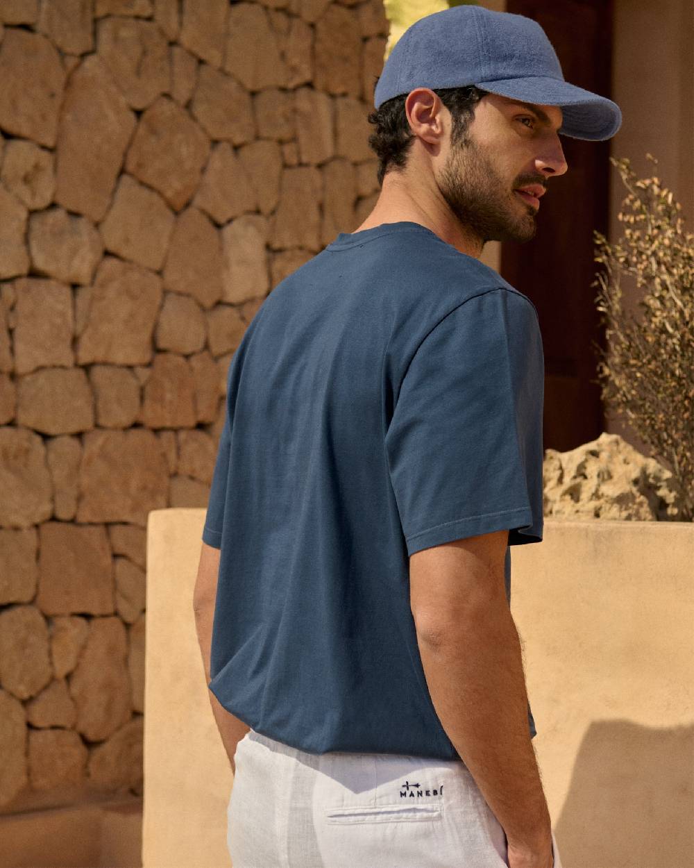 Manebí Organic Terry Cotton Lucca Cap - Petrole Liquidazione