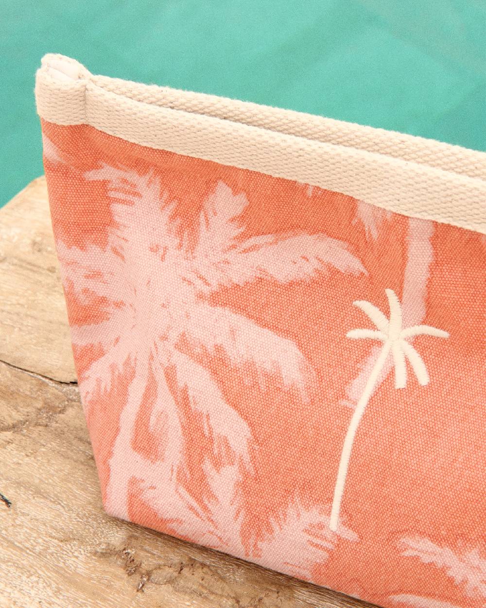 Manebí Canvas Tender2Tote - Sunbaked \u0026 Cream Pink Maxi Palm Super Saving Price