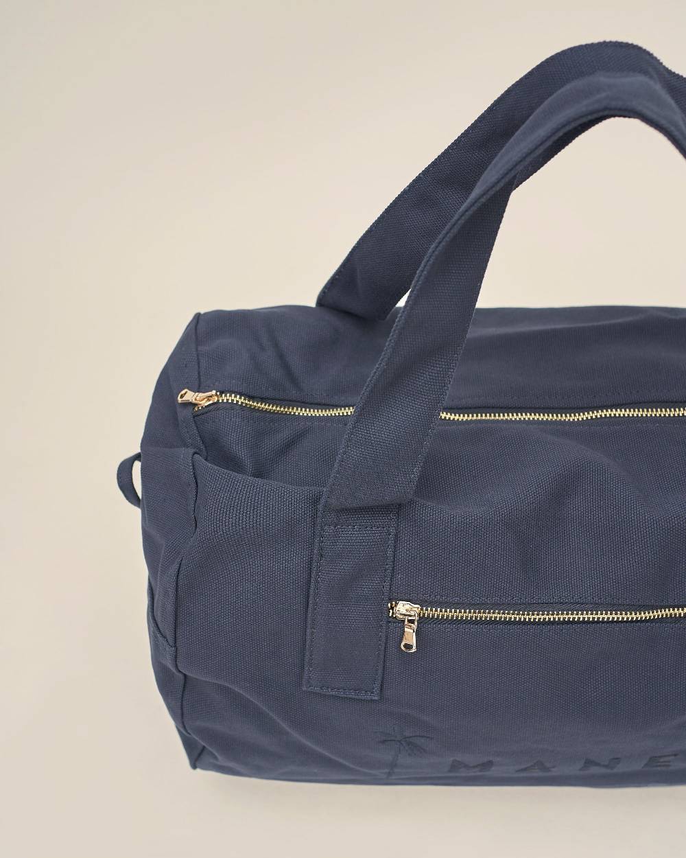 Manebí Canvas Weekend Bag - La Havana Blue Ritorno libero