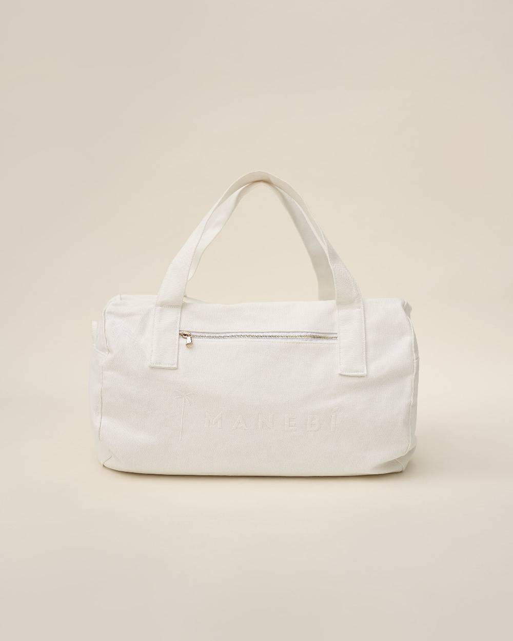Manebí Canvas Weekend Bag - La Havana White Ultimi tre giorni