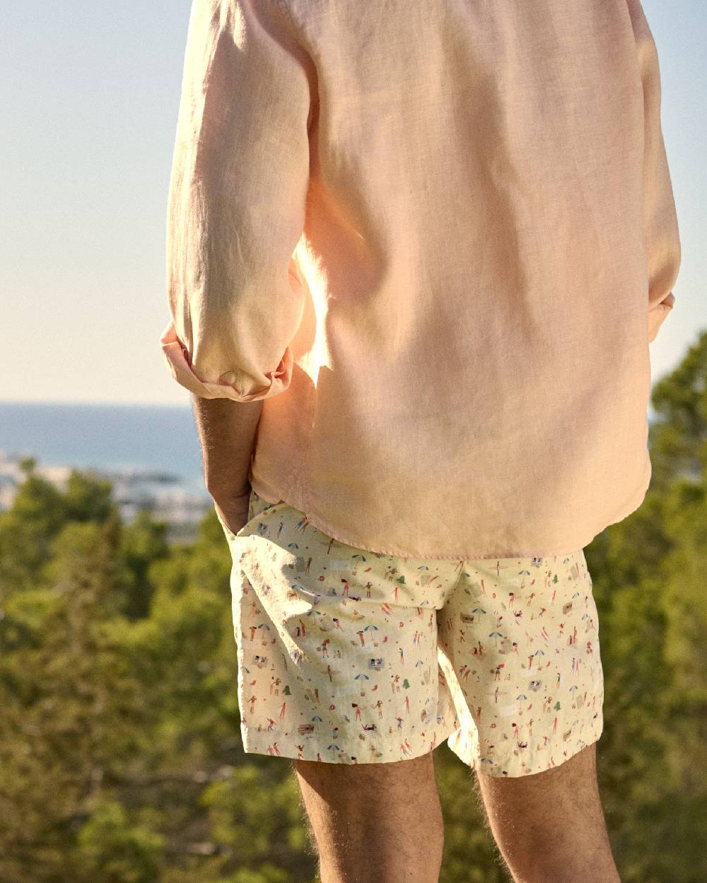 Manebí Printed Swim Shorts - Kids At The Beach Only for today