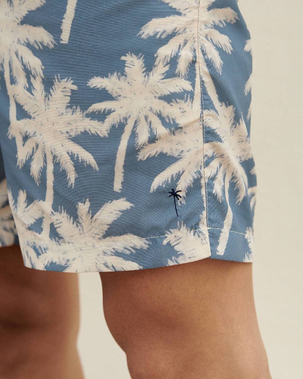 Manebí Printed Swim Shorts Hand Drawn - Gabardine Cotton Indigo Fino al 55% di sconto