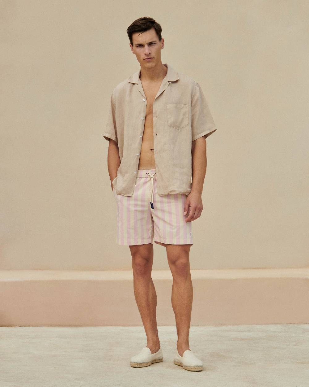 Manebí Printed Swim Shorts - Antique Rose Discount Store per i nuovi prodotti
