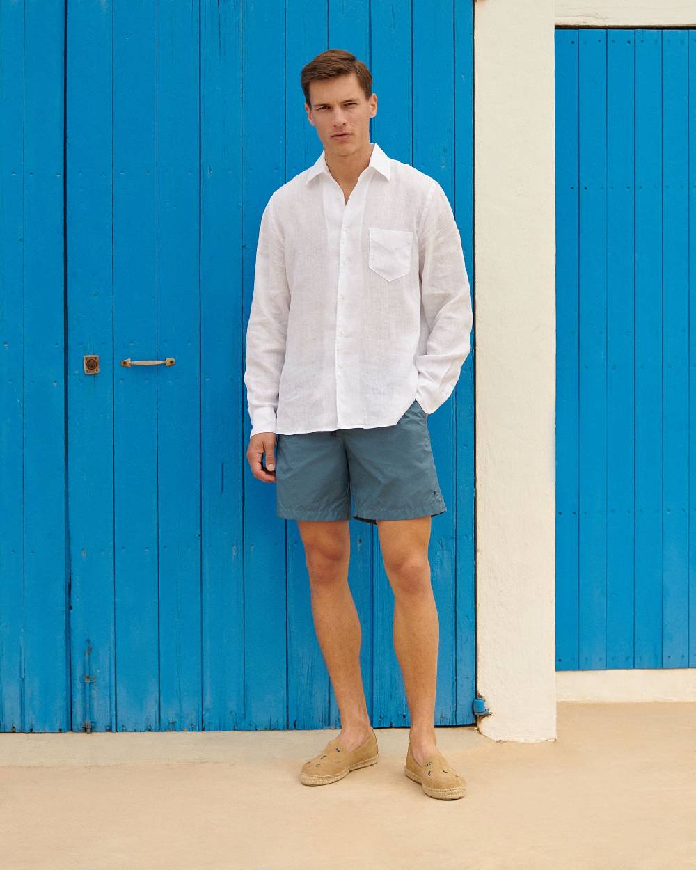 Manebí Solid Color Swim Shorts - Recycled Ultra Light Navy Blue Officina