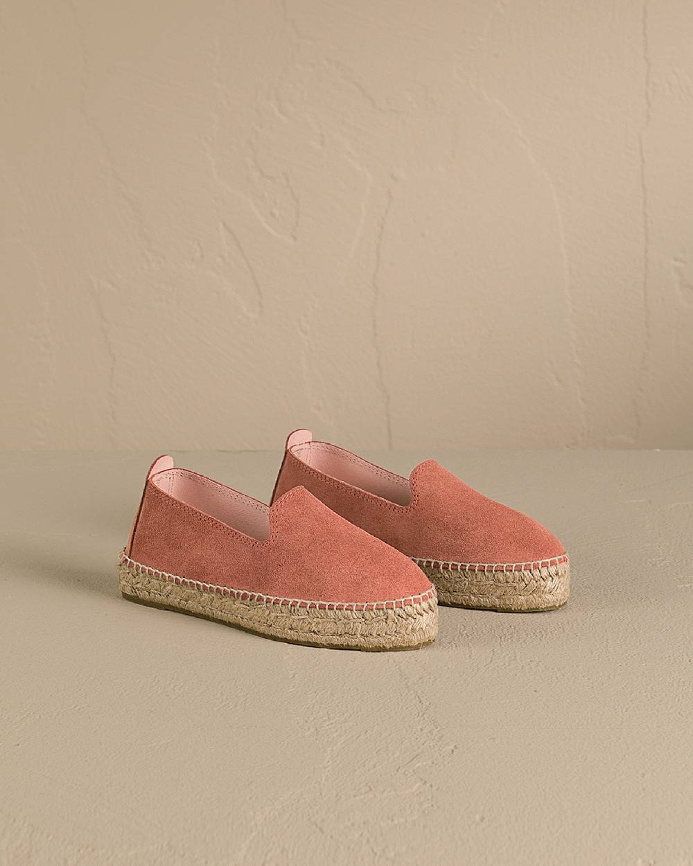 Manebí Suede Double Sole Espadrilles - Hamptons Terracotta Italia