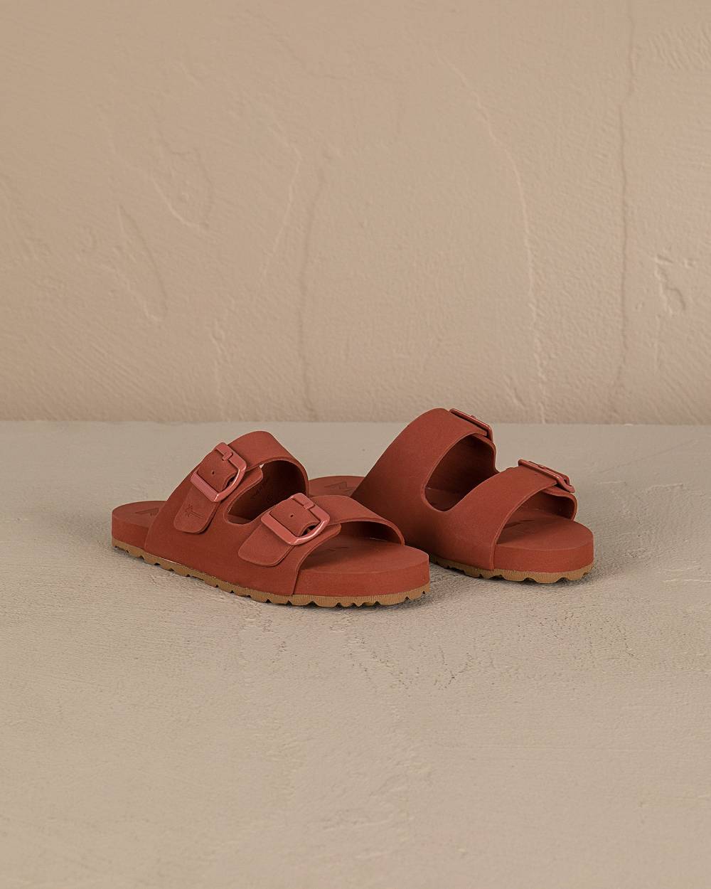 Manebí Eva Nordic|Swim Sandals - Terracotta In Linea