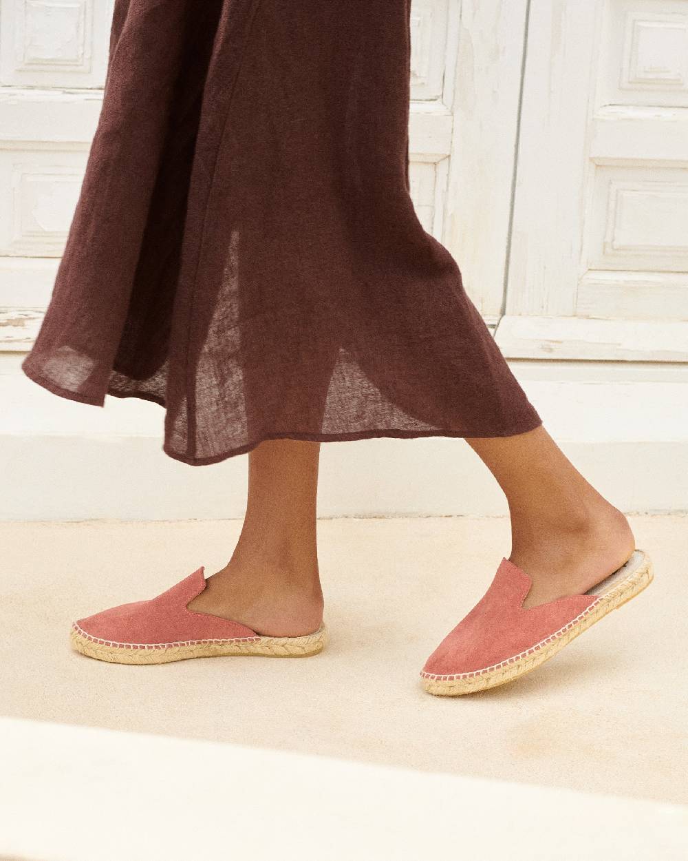 Manebí Suede Mules - Terracotta Qualità