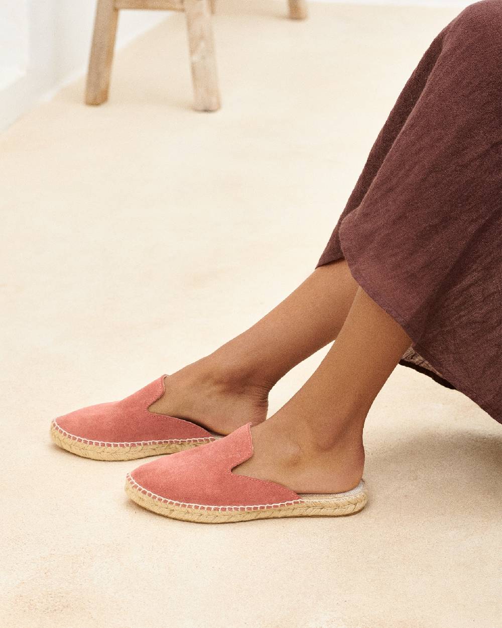 Manebí Suede Mules - Terracotta Qualità