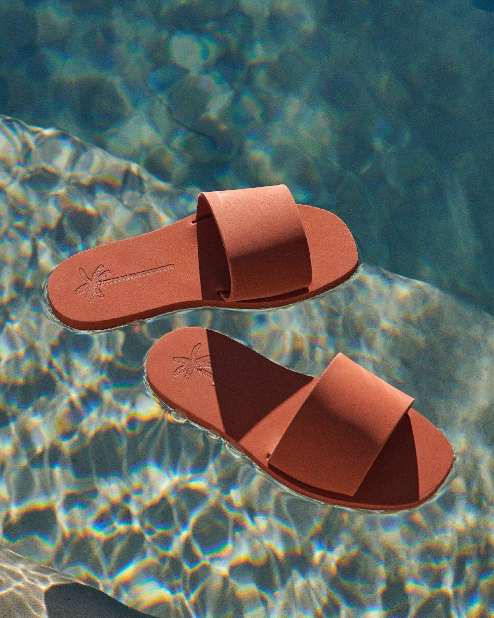 Manebí Eva Slide|Swim Sandals - Terracotta Promozione