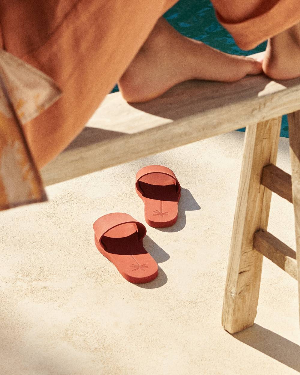 Manebí Eva Slide|Swim Sandals - Terracotta Promozione