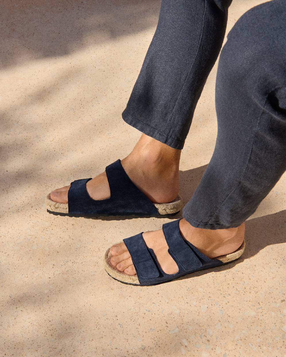 Manebí Suede Strap Nordic Sandals - Patriot Blue Promozione Limitata