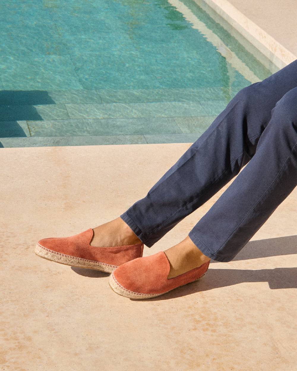 Manebí Suede Espadrilles - Orange Rust Convenienza