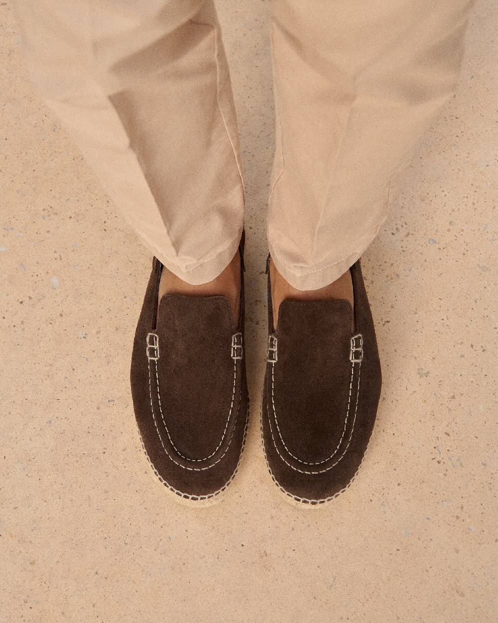 Manebí Suede Traveler Loafers|Espadrilles - Cocoa Novità