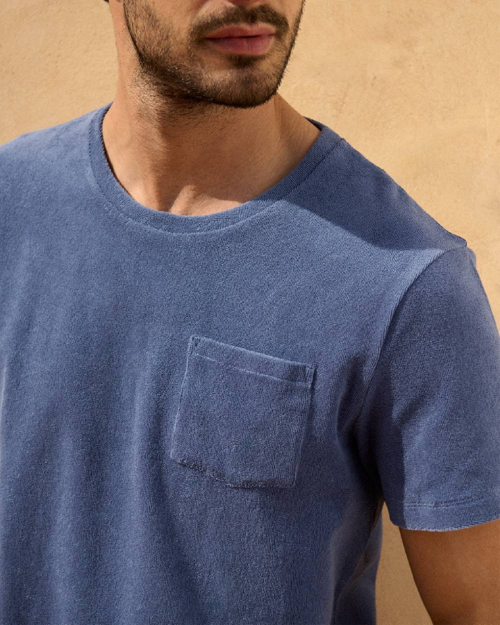 Manebí Organic Terry Cotton|Emilio T-Shirt - Petrole Economico