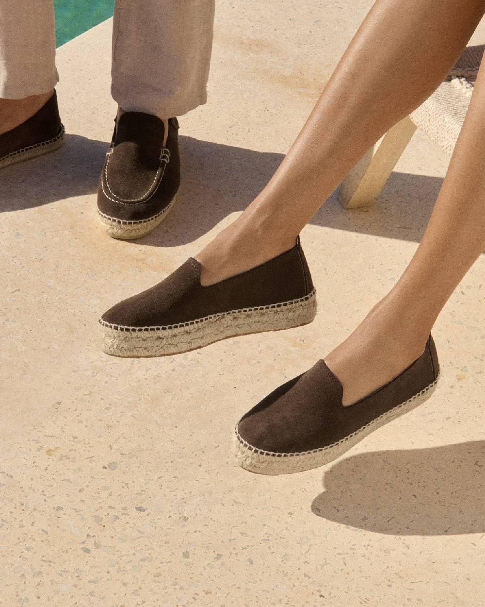 Manebí Suede Double Sole Espadrilles - Hamptons Cocoa Outlet