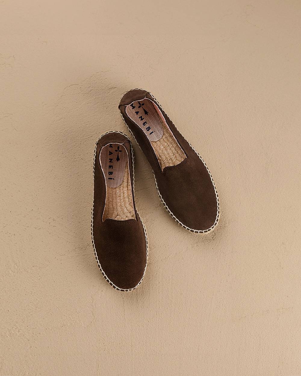 Manebí Suede Double Sole Espadrilles - Hamptons Cocoa Outlet
