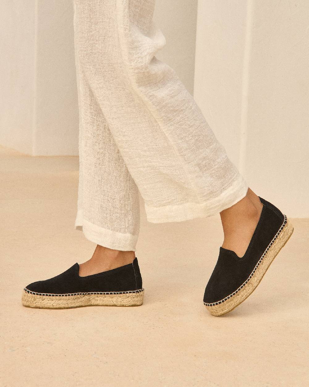 Manebí Espadrillas Doppia Suola - Hamptons - Nere Sconto di tempo limitato