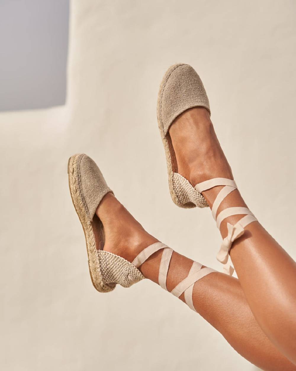 Manebí Organic Hemp Flat Valenciana Espadrilles - La Havana Natural Offerta San Valentino