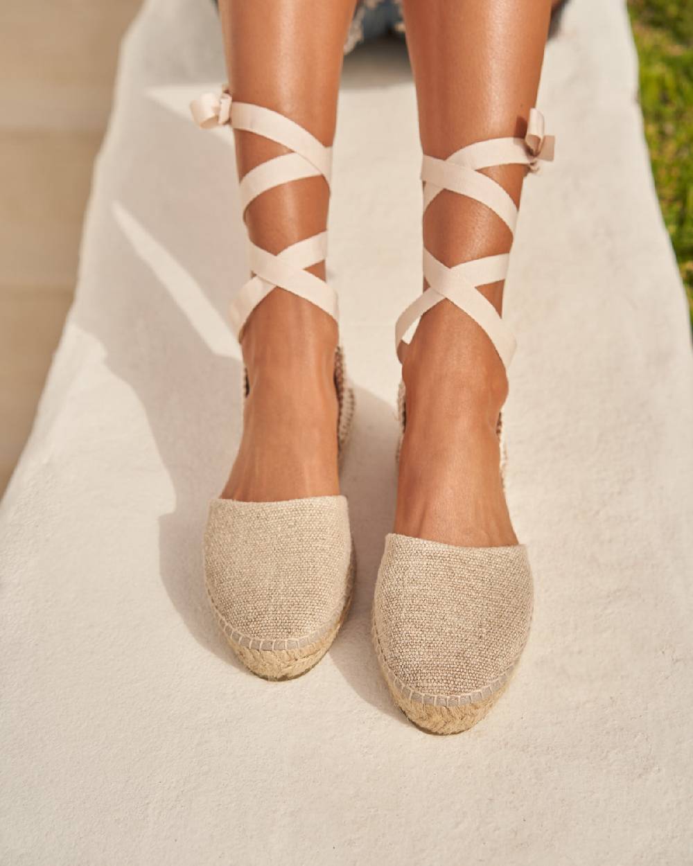 Manebí Organic Hemp Flat Valenciana Espadrilles - La Havana Natural Offerta San Valentino