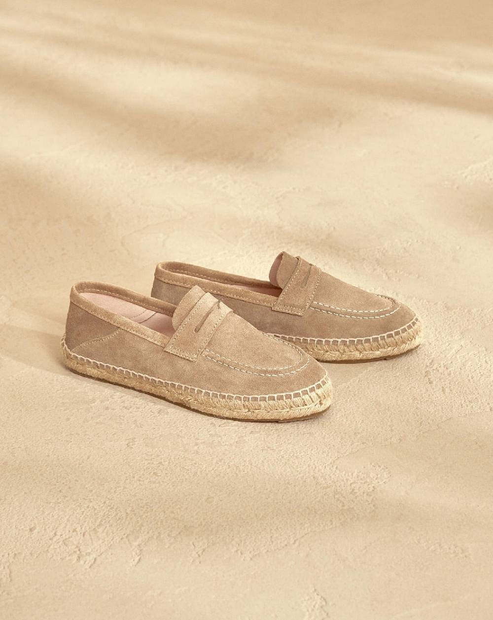 Manebí Mocassini - Hamptons - Vintage Taupe Vendita calda