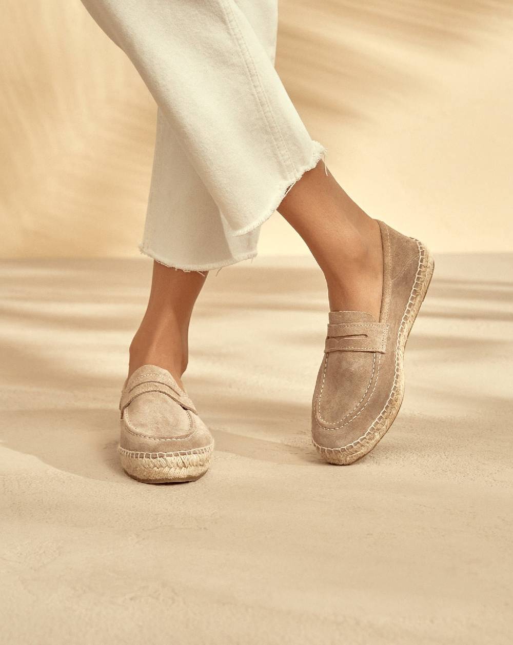 Manebí Mocassini - Hamptons - Vintage Taupe Vendita calda