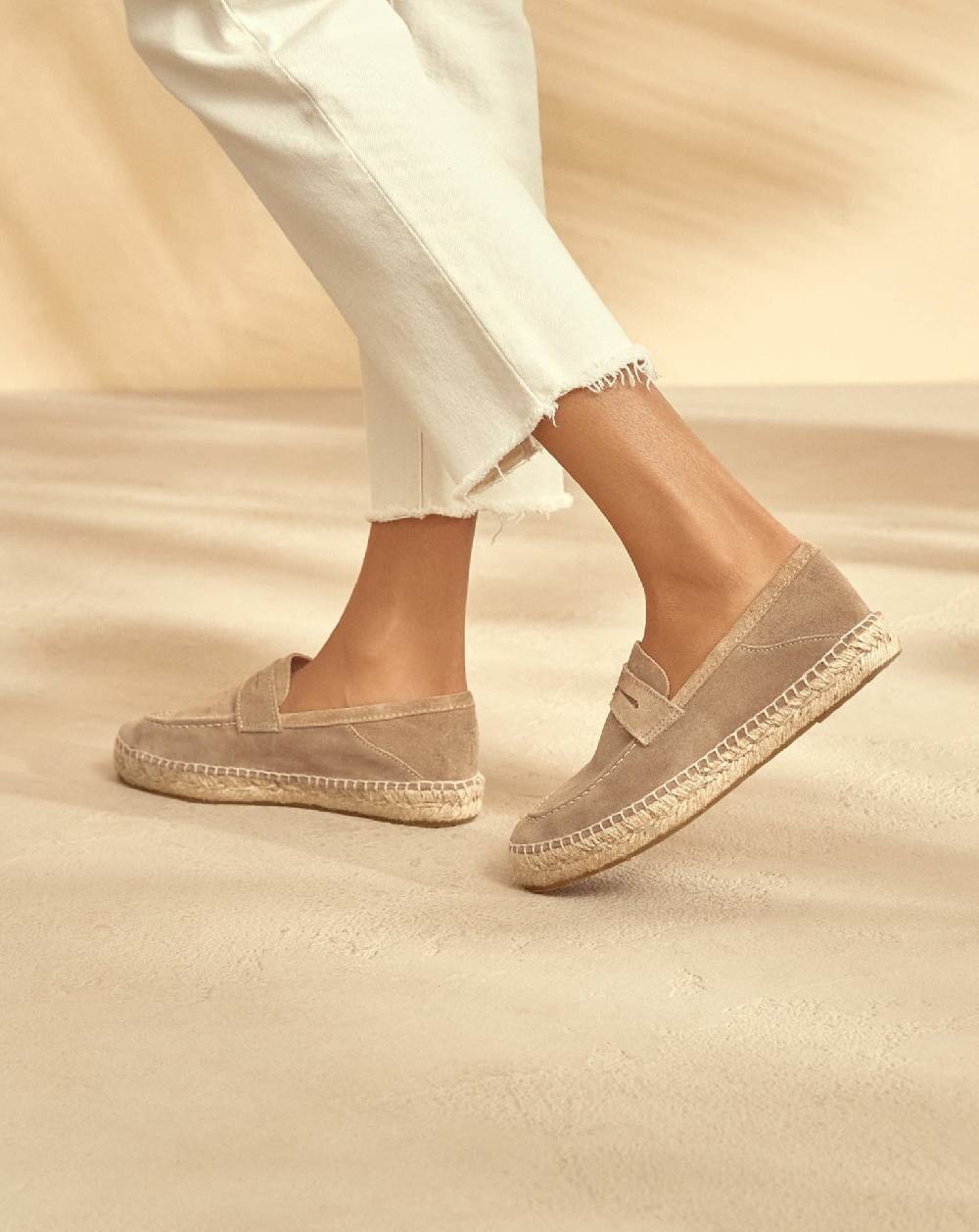 Manebí Mocassini - Hamptons - Vintage Taupe Vendita calda