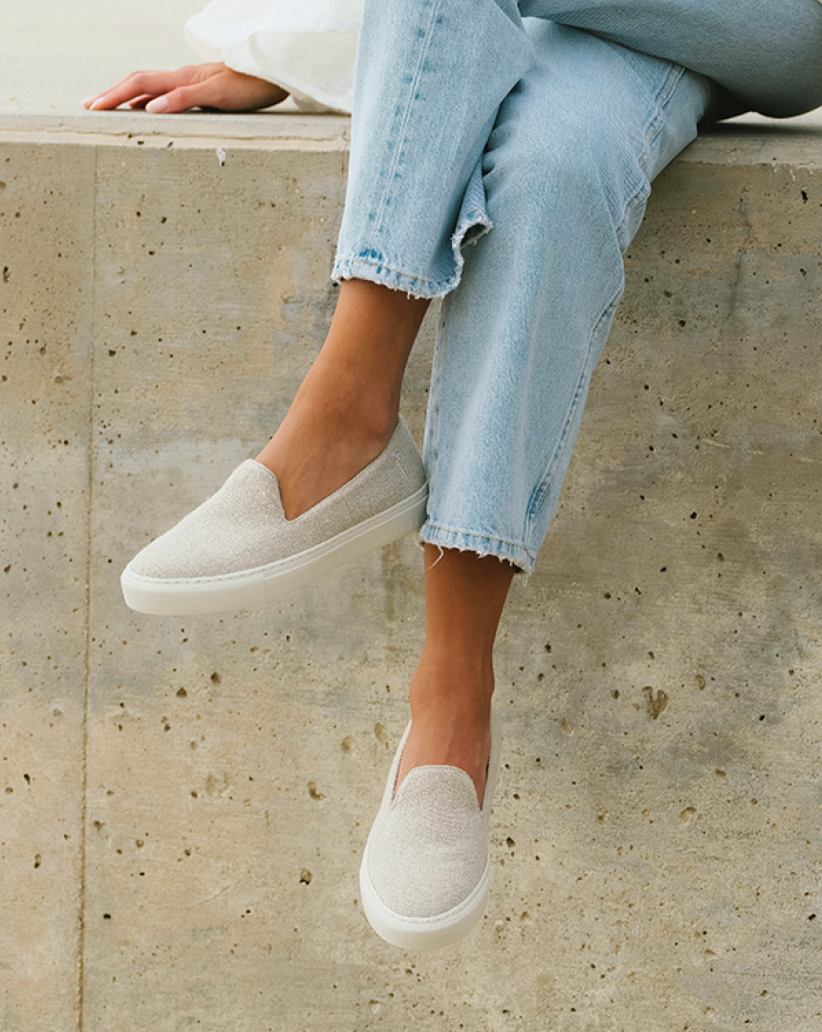 Manebí Organic Hemp Slip-On - La Havana Natural Prezzo di fabbrica