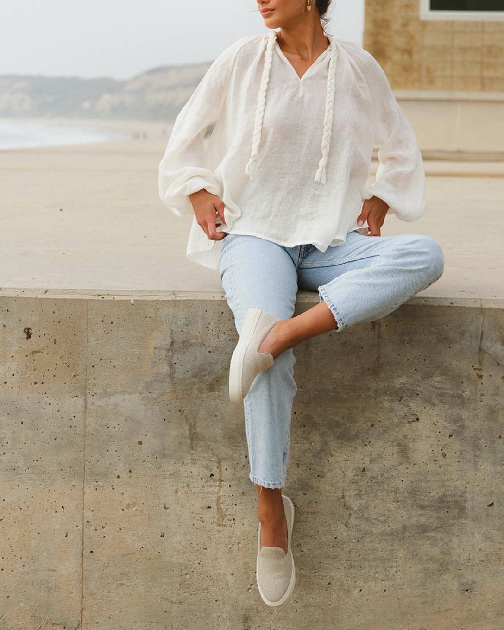 Manebí Organic Hemp Slip-On - La Havana Natural Prezzo di fabbrica