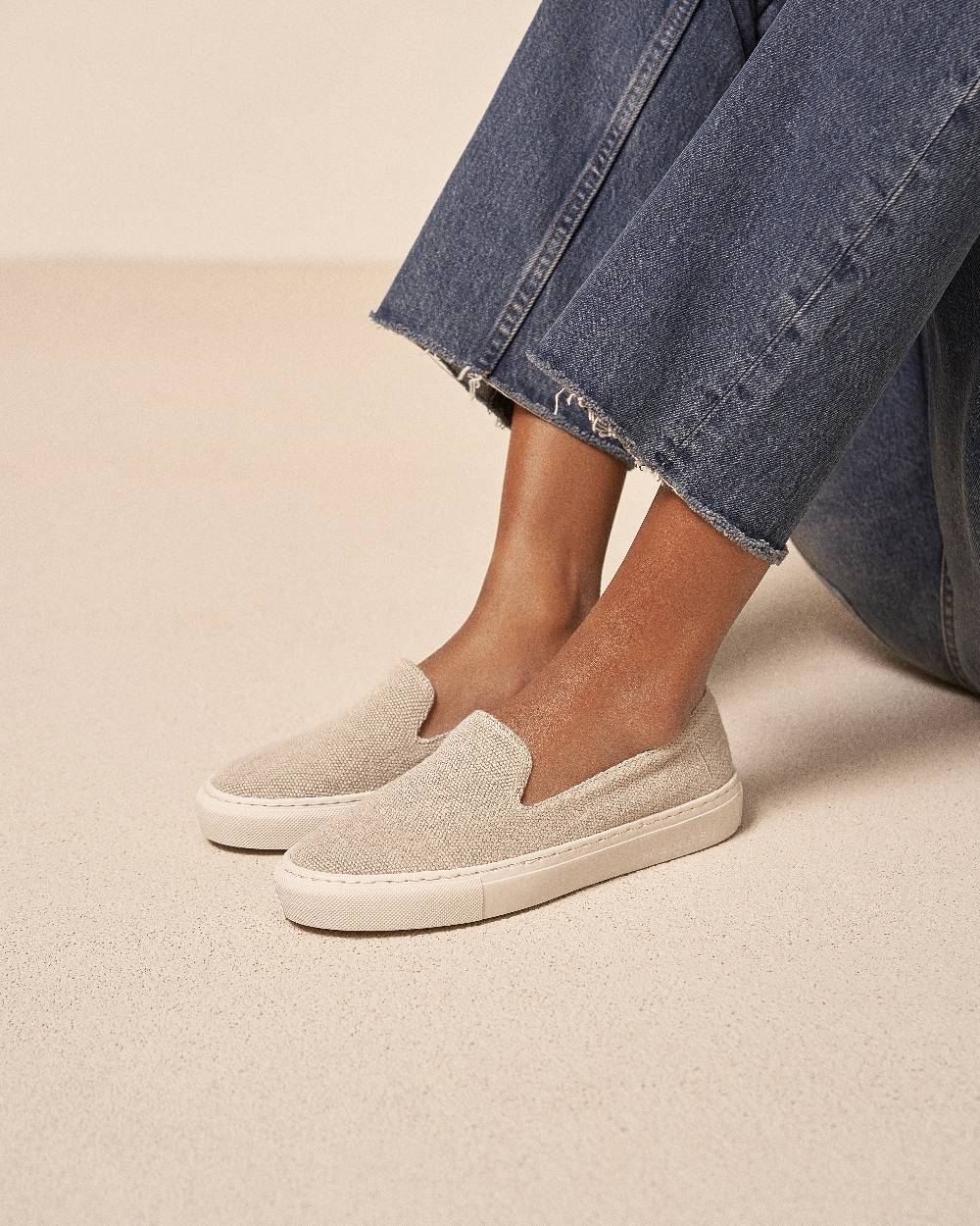 Manebí Organic Hemp Slip-On - La Havana Natural Prezzo di fabbrica